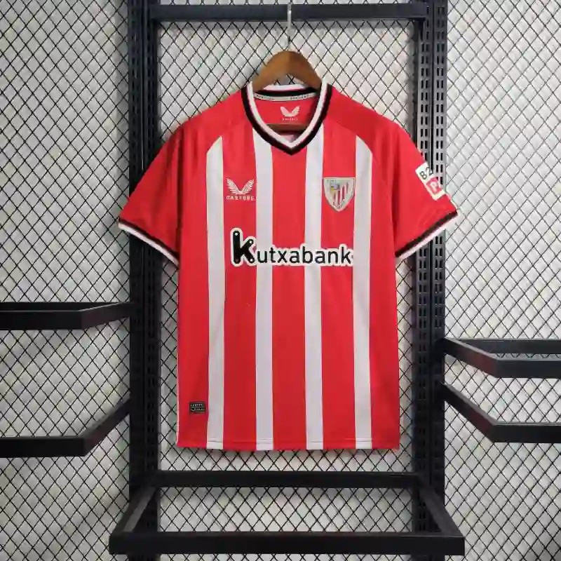 23-24 Athletic Bilbao Soccer Jersey Home