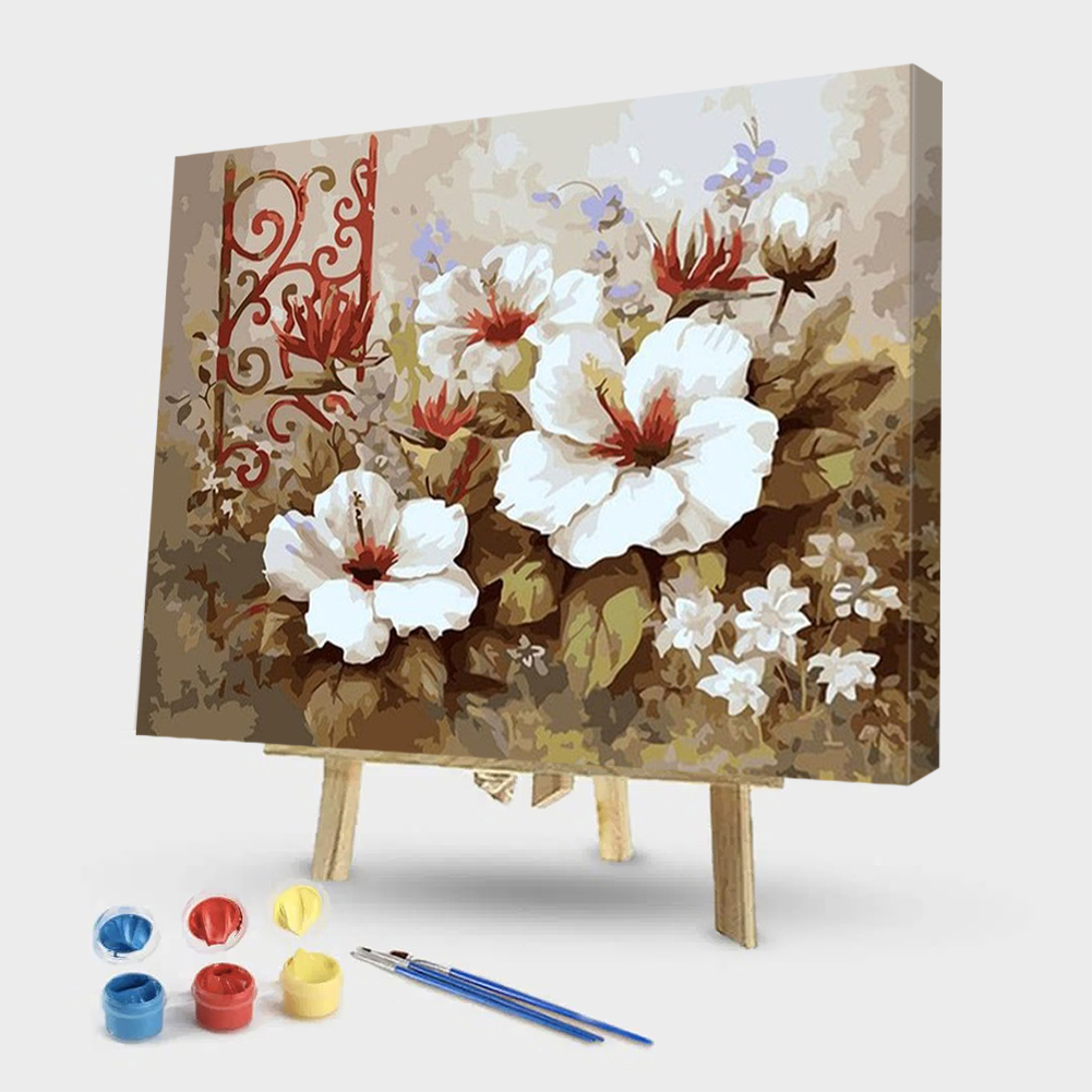 

50*40CM - Paint By Numbers - Flowers, 501 Original