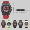 Men's Hollow-out Fashionable Waterproof Quartz Watch - Best Gift