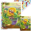 (45*60cm)Funny Sunflower - Full Square Drill Diamond Painting