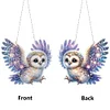 Diamond Painting Acrylic Owl Diamond Painting Hanging Pendant Art Decors