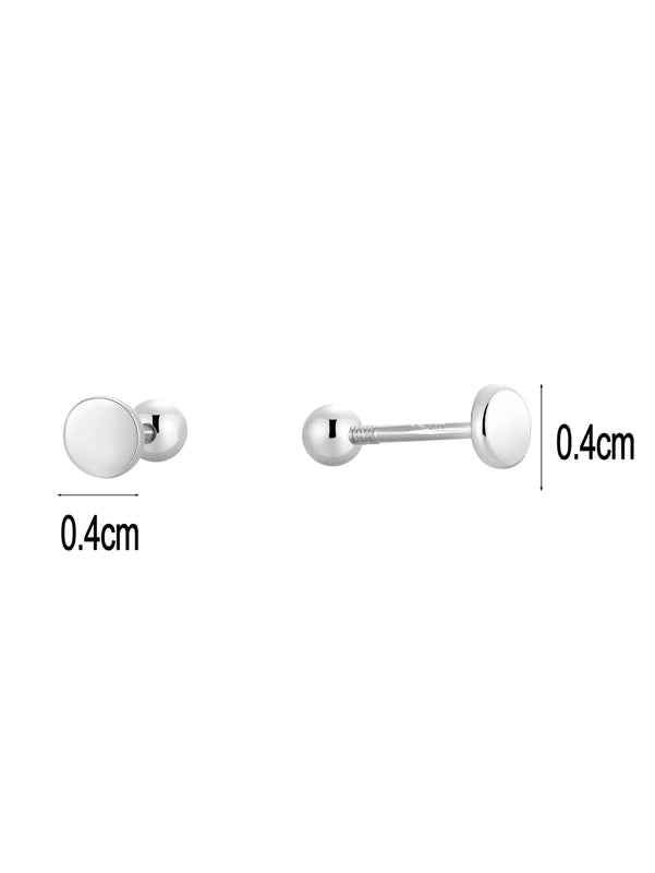 1 Pair 14K Gold Plated 925 Sterling Silver Zircon Star Moon Butterfly Ear Studs