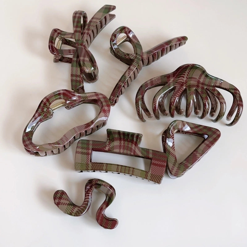 Retro Women's Lattice PS Hollow Out Hair Claws