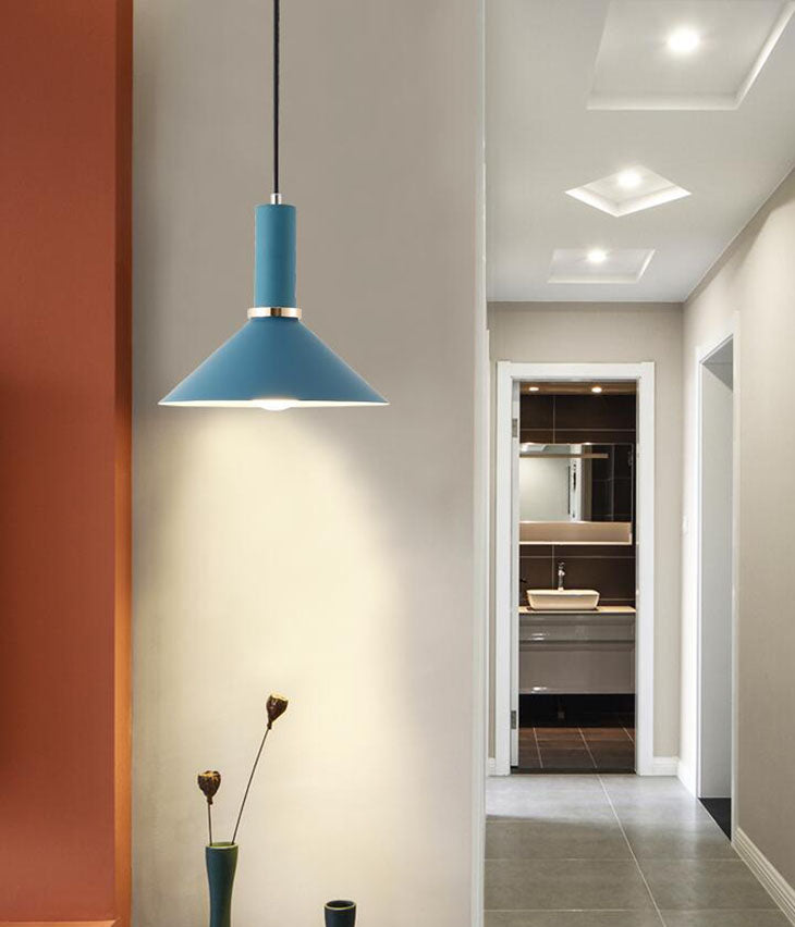 Nordic Macarons pendant lights Modern bedroom bedside dining room Pendant lamp Bar/cafe individual creative lighting fixtures