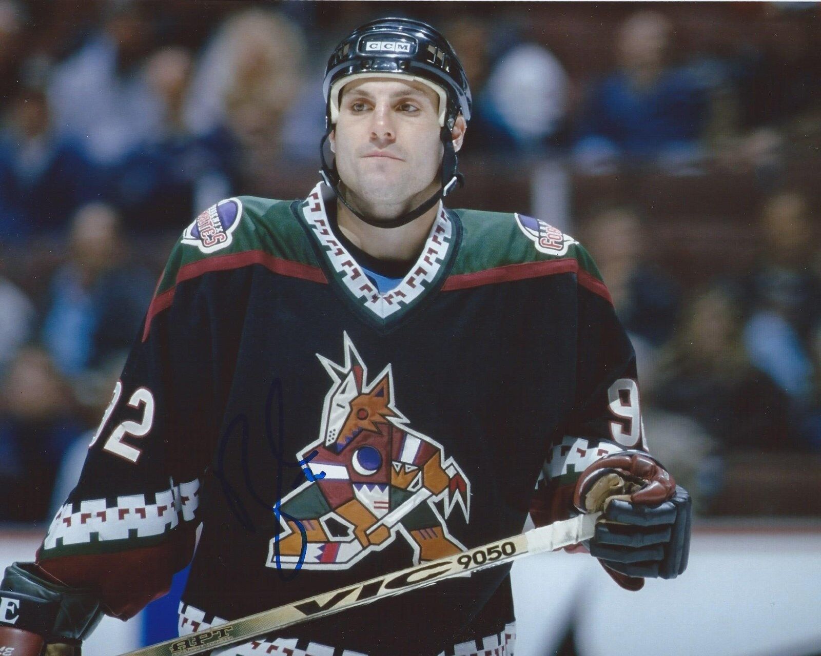 Rick Tocchet Signed 8x10 Photo Poster painting Phoenix Coyotes Autographed COA