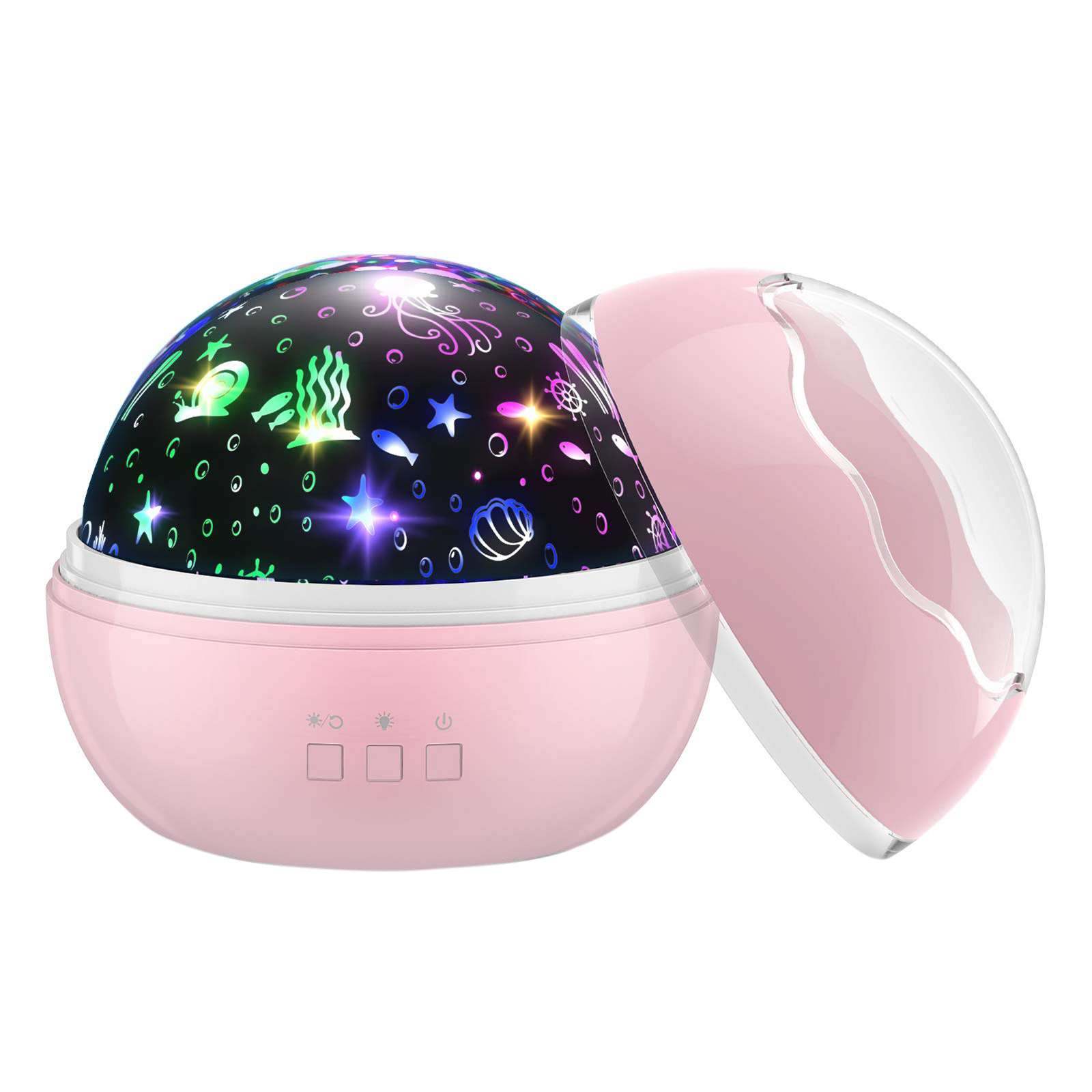 

Night Light Projector - USB LED Ceiling Star Projection Lamp for Kid - Pink, 501 Original