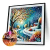 Diamond Painting -DIY Full Round Drill Winter View