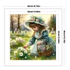Cute Girl-11CT Stamped Cross Stitch 40*40cm/15.75*15.75in tapestrymarket