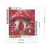 Diamond Painting -DIY Round Drill Pink Mushroom