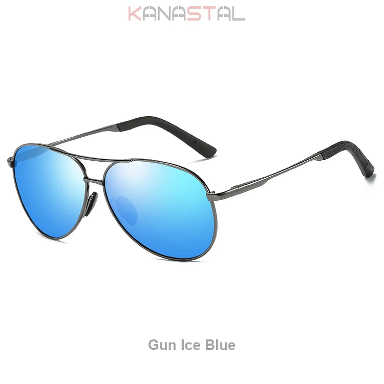 Men Polarized Sunglasses Women UV400 Night Vision Sun Glasses Metal Eyeglasses Frame Driving Beach Bike Anti Glare Shade Eyewear