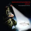 LED Hat Light with Motion Sensor IPX6 Waterproof Clip on Cap Lights (Red)