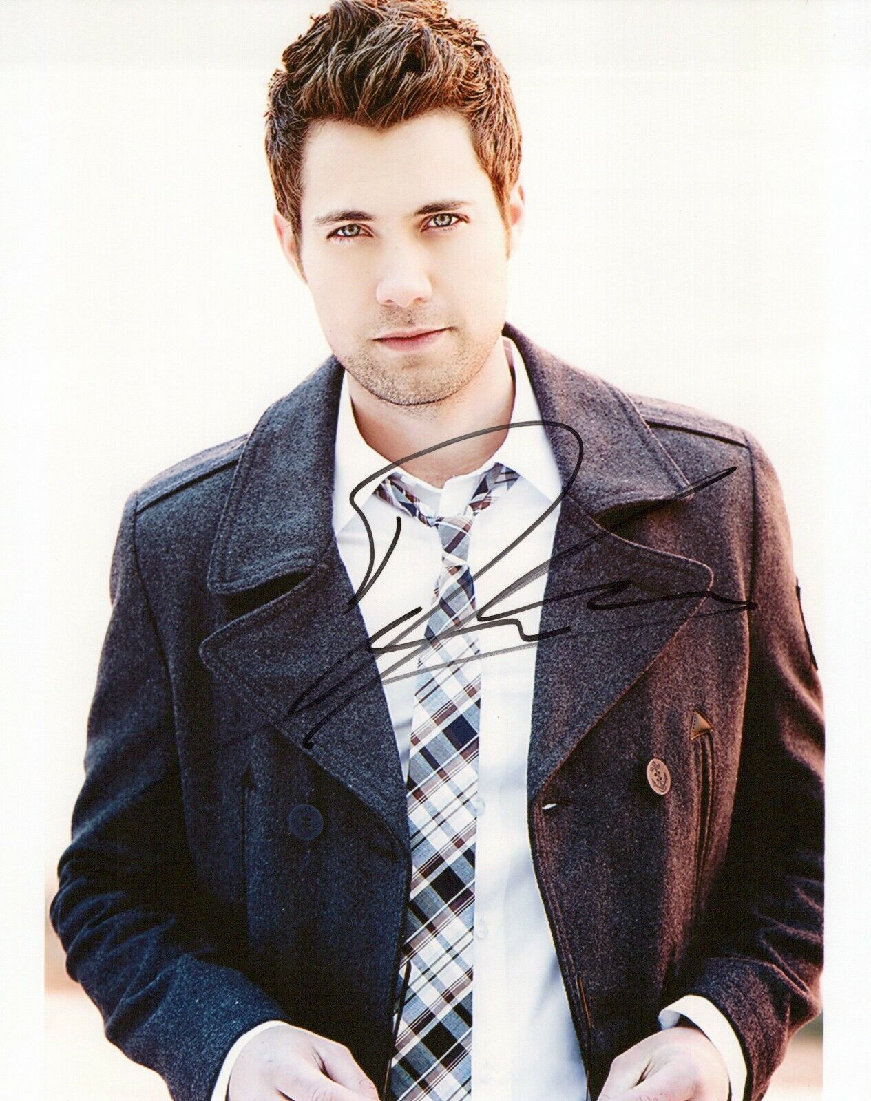 Drew Seeley head shot autographed Photo Poster painting signed 8x10 #9