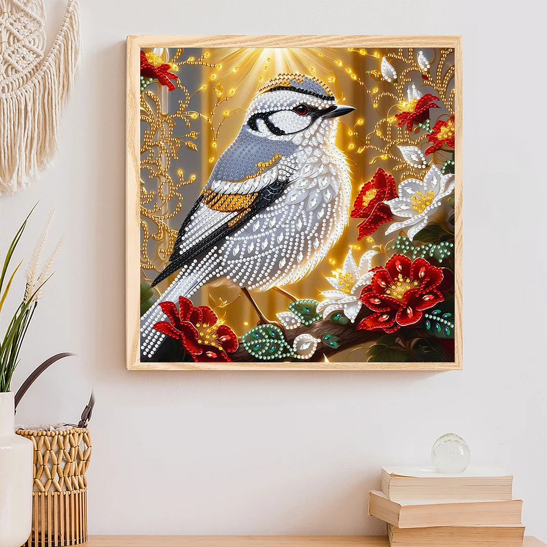 Bird - Partial Special Shaped Drill Diamond Painting Kits (Canvas|30*30cm)