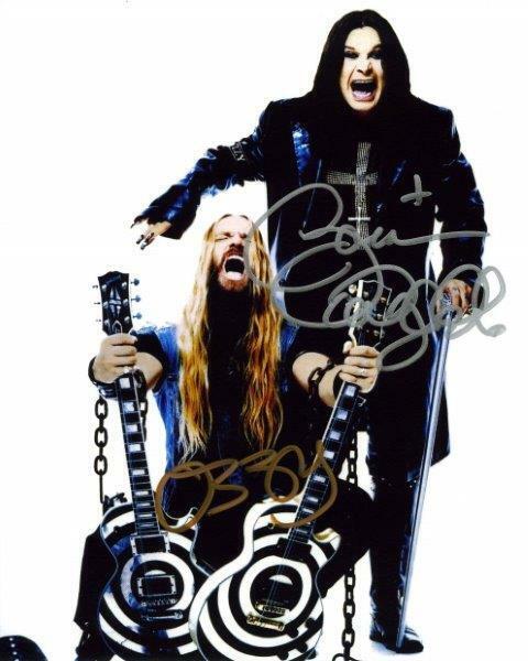 REPRINT - OZZY OSBOURNE - ZAKK WYLDE Autographed Signed 8 x 10 Photo Poster painting Poster