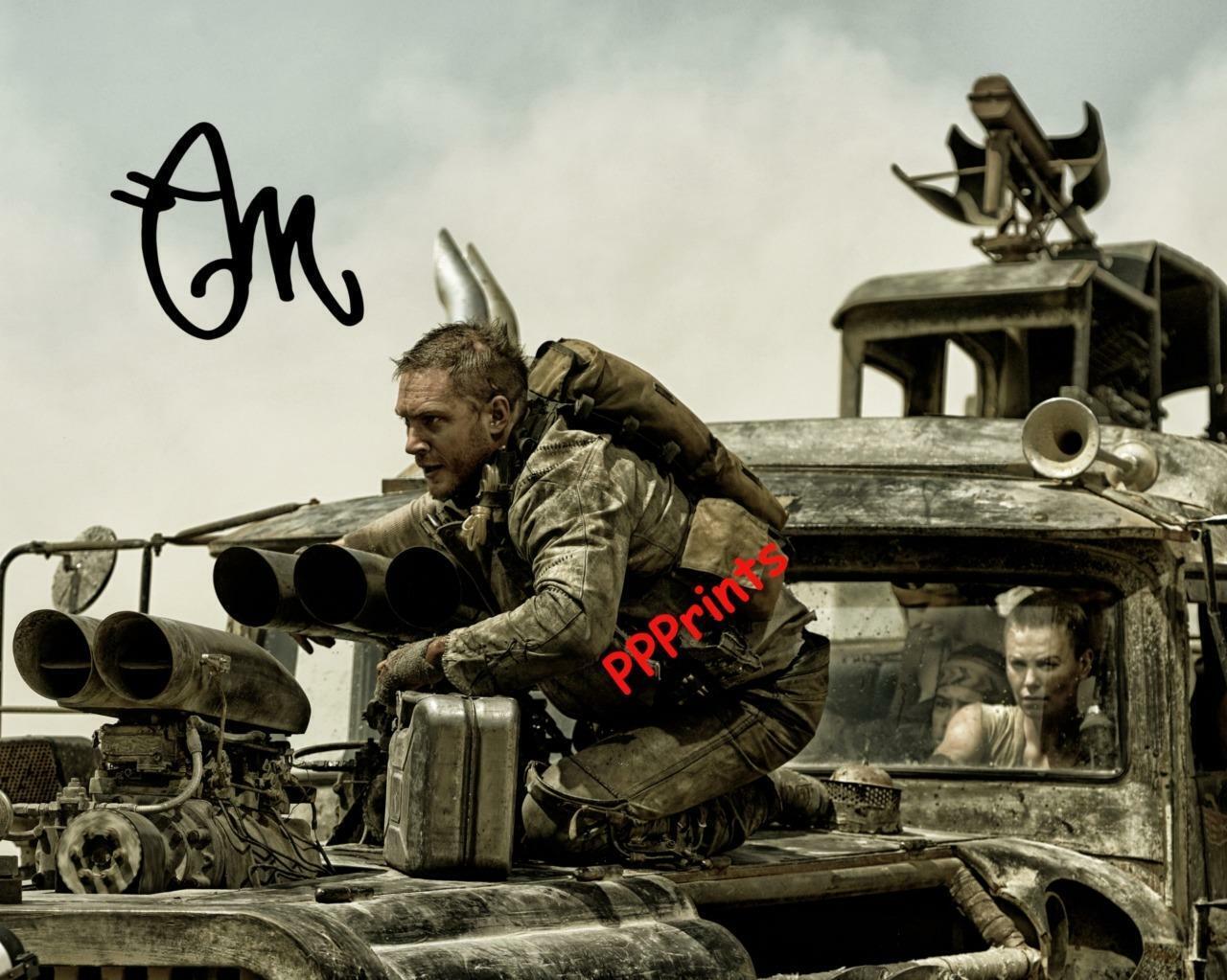 TOM HARDY MAD MAX SIGNED AUTOGRAPHED 10 X 8