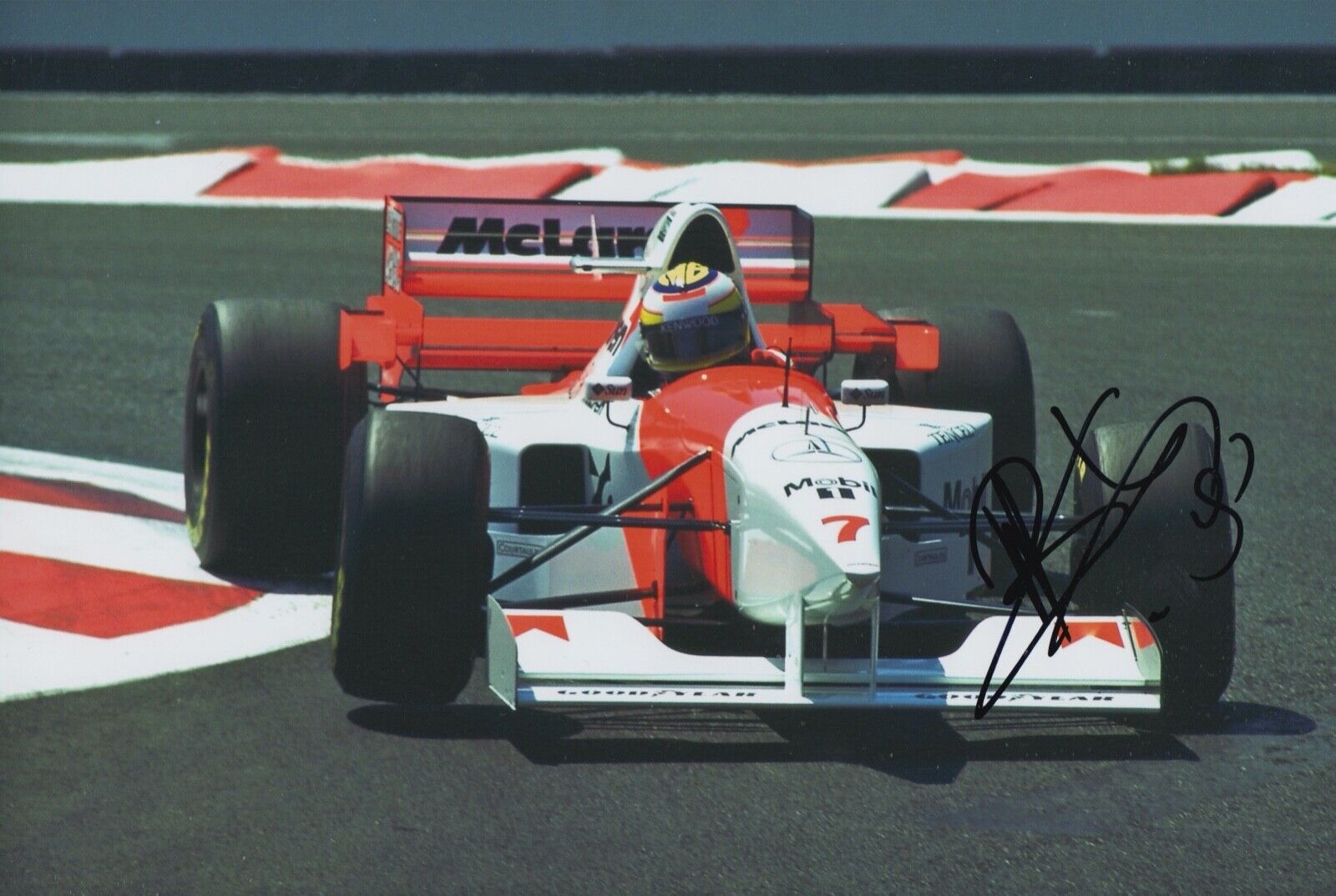 Mark Blundell Hand Signed 12x8 Photo Poster painting F1 Autograph Marlboro McLaren Mercedes 4