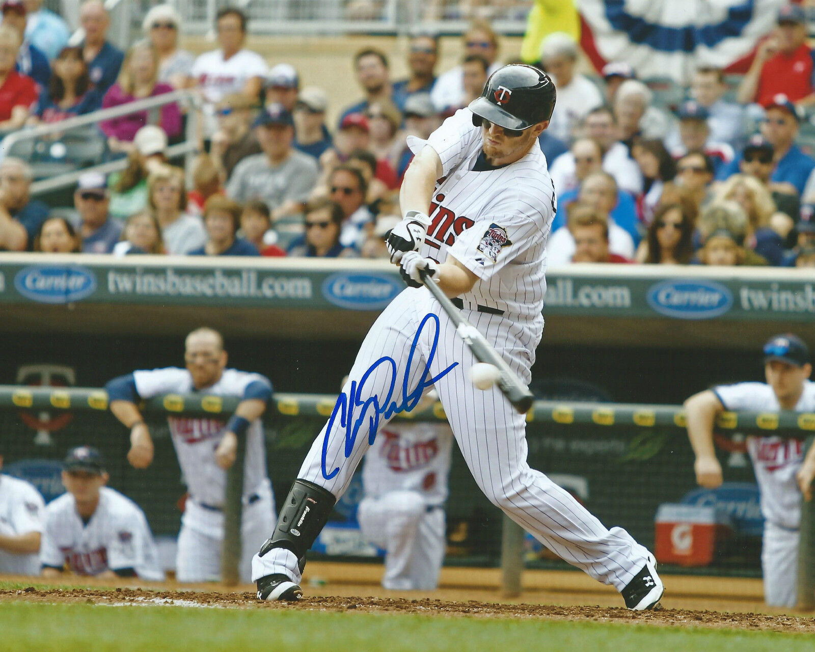 Chris Parmelee *MINNESOTA TWINS* Signed Autographed 8x10 Photo Poster painting CP1 COA GFA PROOF