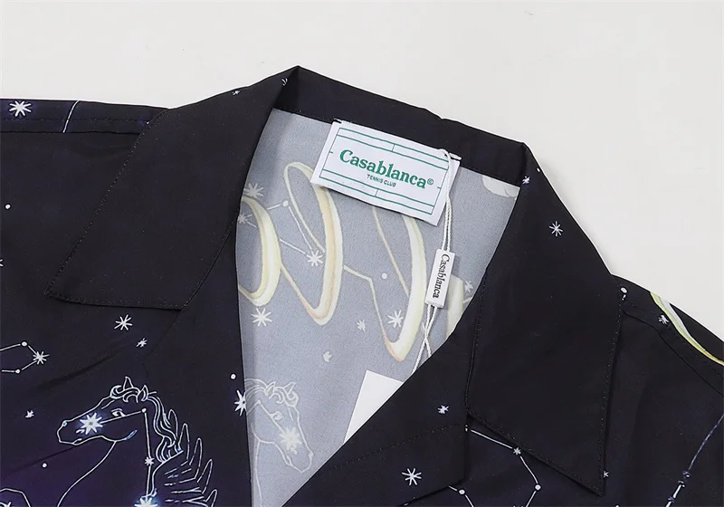 Casablanca 2023 new silk long-sleeved shirt