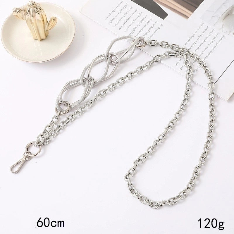 Minimalist Solid Color Metal Chain Mobile Phone Chain