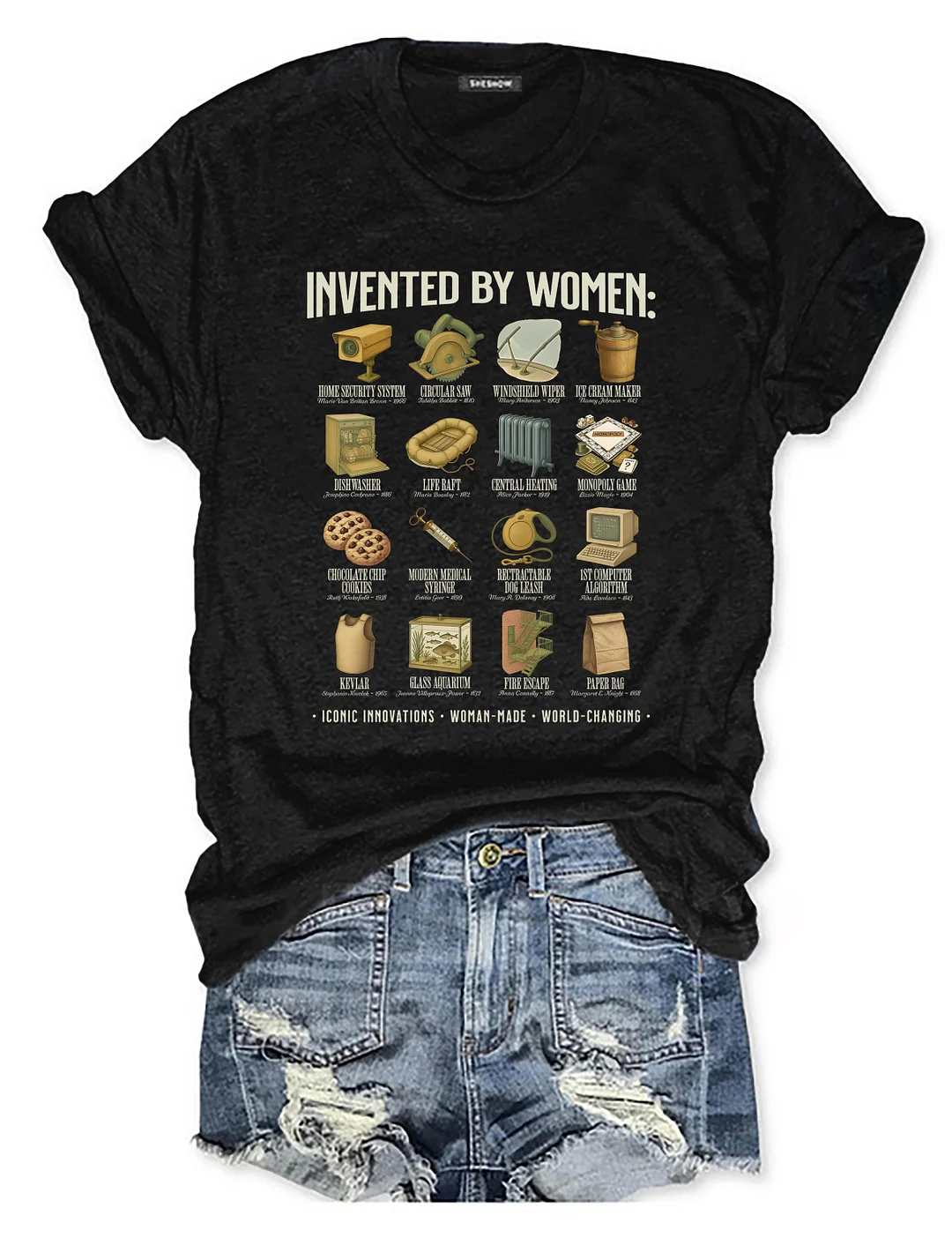 Invented By Women T-shirt