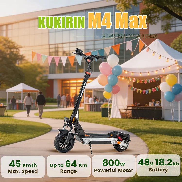 KUKIRIN M4 Max Electric Scooter | 873.6WH Power | 45KM/H Max Speed [Pre-Order]