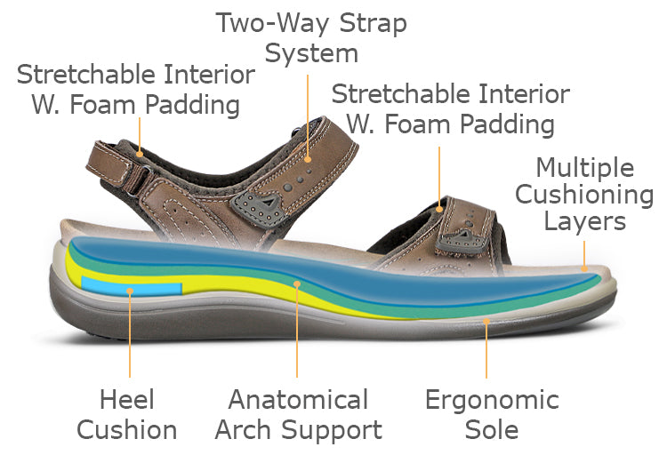 Malibu Two Way Strap - Brown