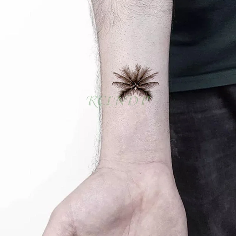 Water Transfer Tattoo Minimalist small sun moon tattoo Body Art Waterproof Temporary fake Tattoo for man woman kid 10.5*6cm