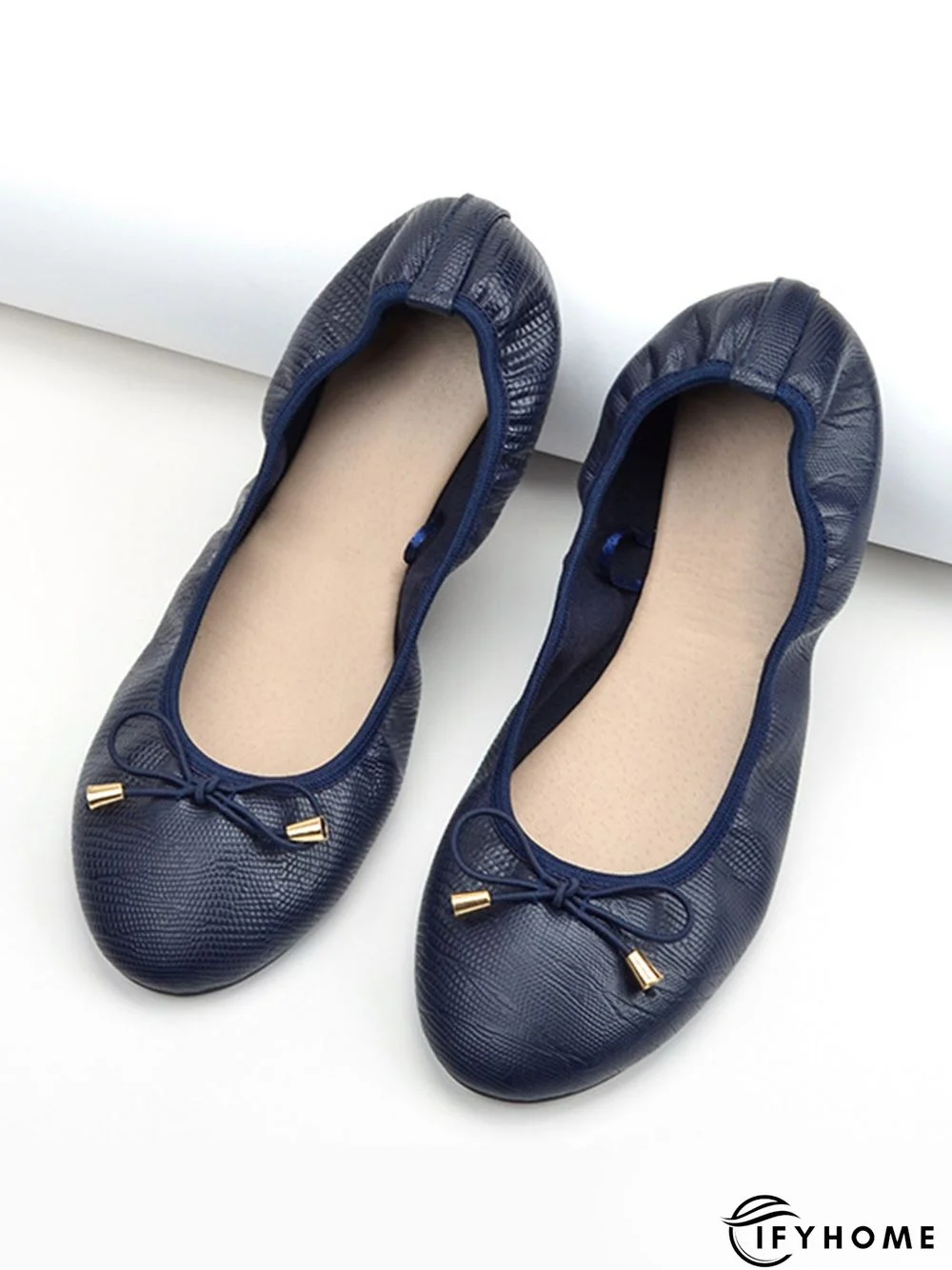 Retro Bow Comfortable Soft Shallow Shoes | IFYHOME