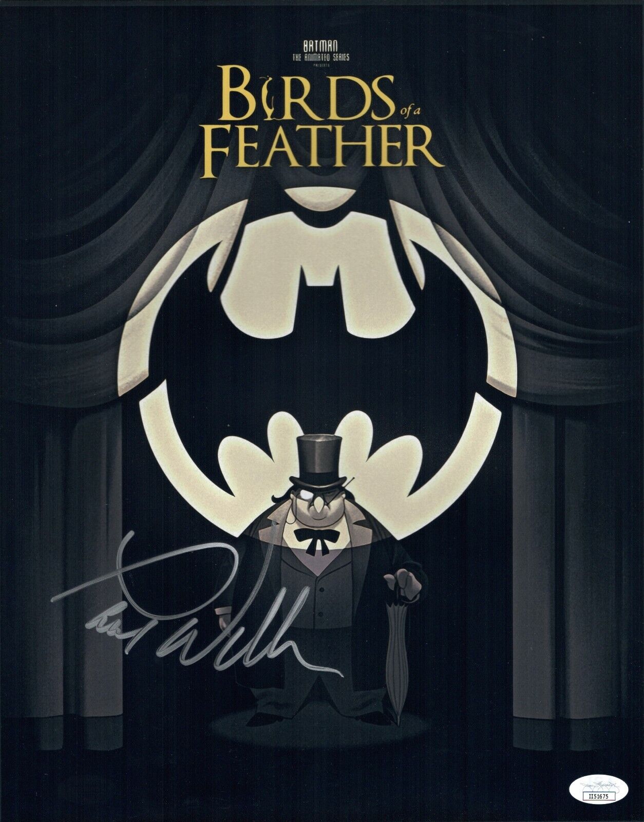 PAUL WILLIAMS Signed 11x14 Photo Poster painting BATMAN ANIMATED SERIES Autograph JSA COA Cert