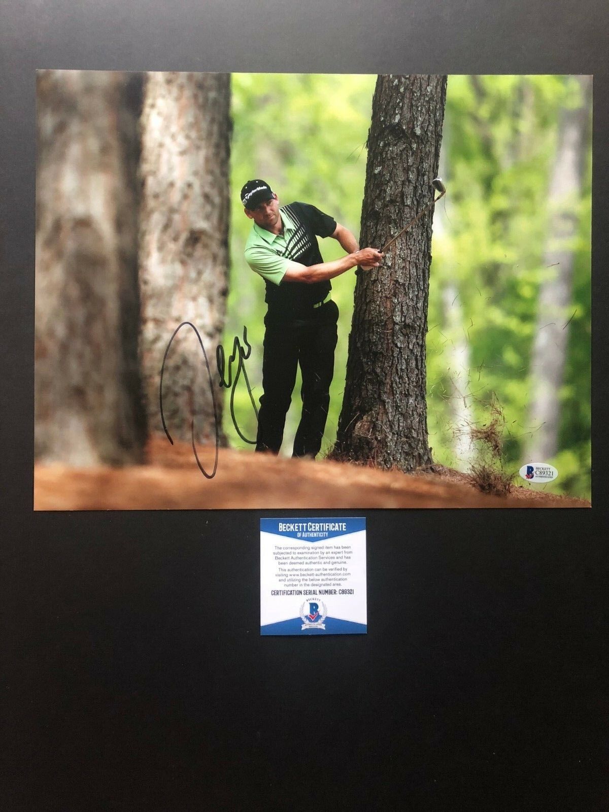 Sergio Garcia Hot signed autographed Masters golf 11x14 Photo Poster painting Beckett BAS coa