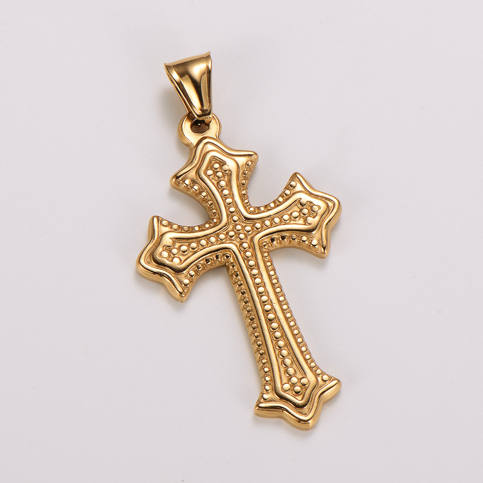 Expressive Cross Stainless Steel Electroplating Pendants