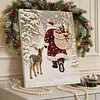 Pearl Bead Mosaic Painting Kit DIY 30x40cm(Santa Claus delivering presents)