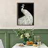 Peacock Special Shaped 5D DIY Partial Drill Diamond Pearl Painting Kit for Adults Beginners Home Decor Pearl Diamond Art Kit Pearl Diamond Dots Painting 11.81x15.75inch