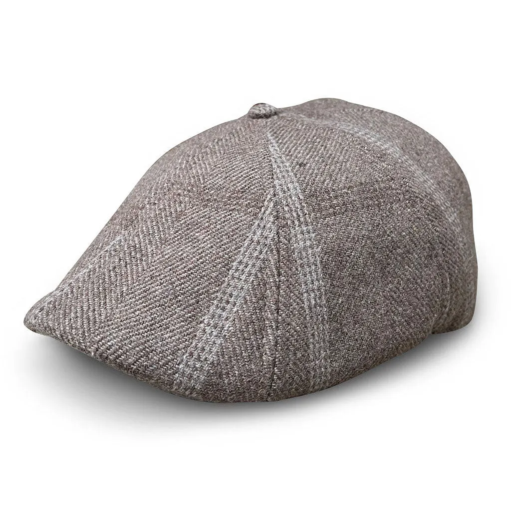 Hatsfashion-The Steel Rose Peaky   Cap - Grey Plaid