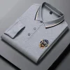 Men's Lapel Embroidered Polo Shirt