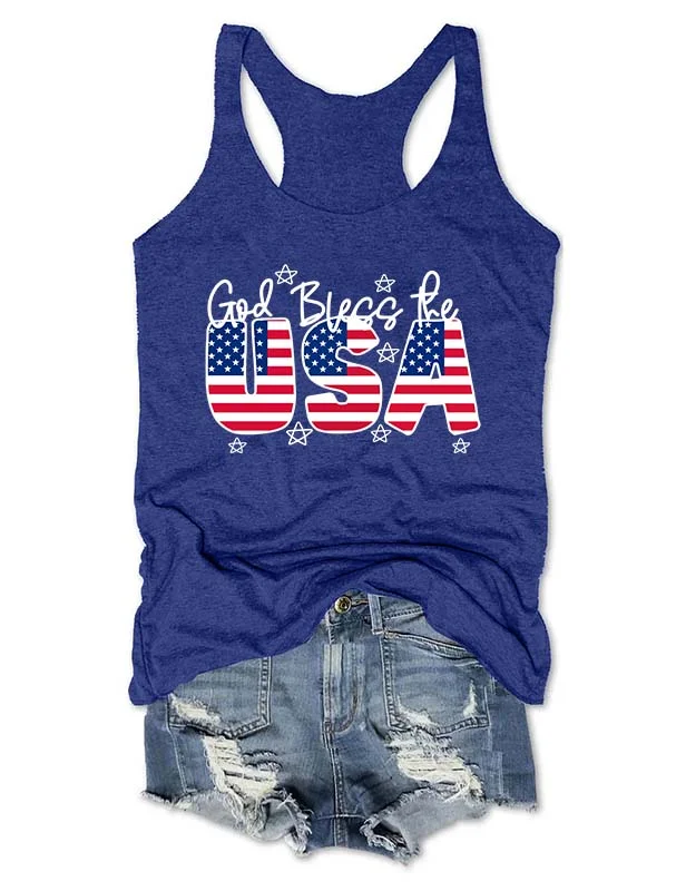 God Bless The USA 4th of July Tank