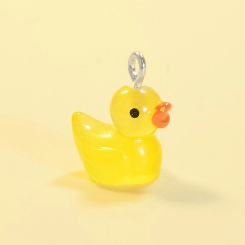 Luminous Diy Jewelry Resin Accessories Handmade Material Keychain Pendant Bracelet Sheep Eye Nail Little Duck