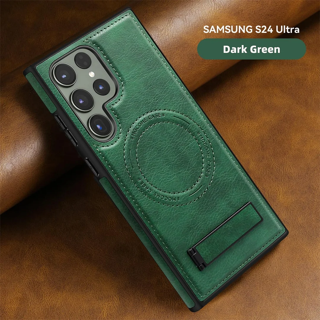 Samsung Galaxy Z Fold 6 Leather Case Magnetic Protective Case Holder Phone Case