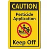 Yard Road Outdoor "Pesticide Application-Keep Off" - Vintage Metal Signs(8*12Inch/12*16Inch) - Warning