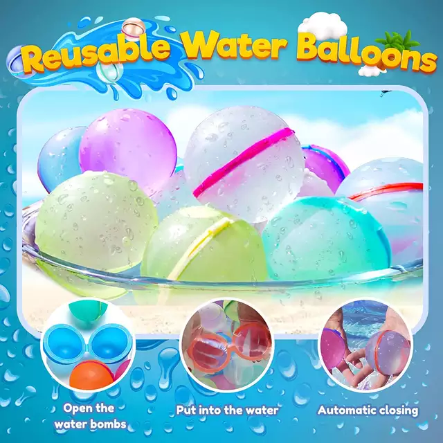 Reusable Self Sealing Water Balloons Free Shipping 5042