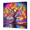 (Framed)Diamond Painting -DIY Round Drill Tree of Life with Frame(25x25cm)