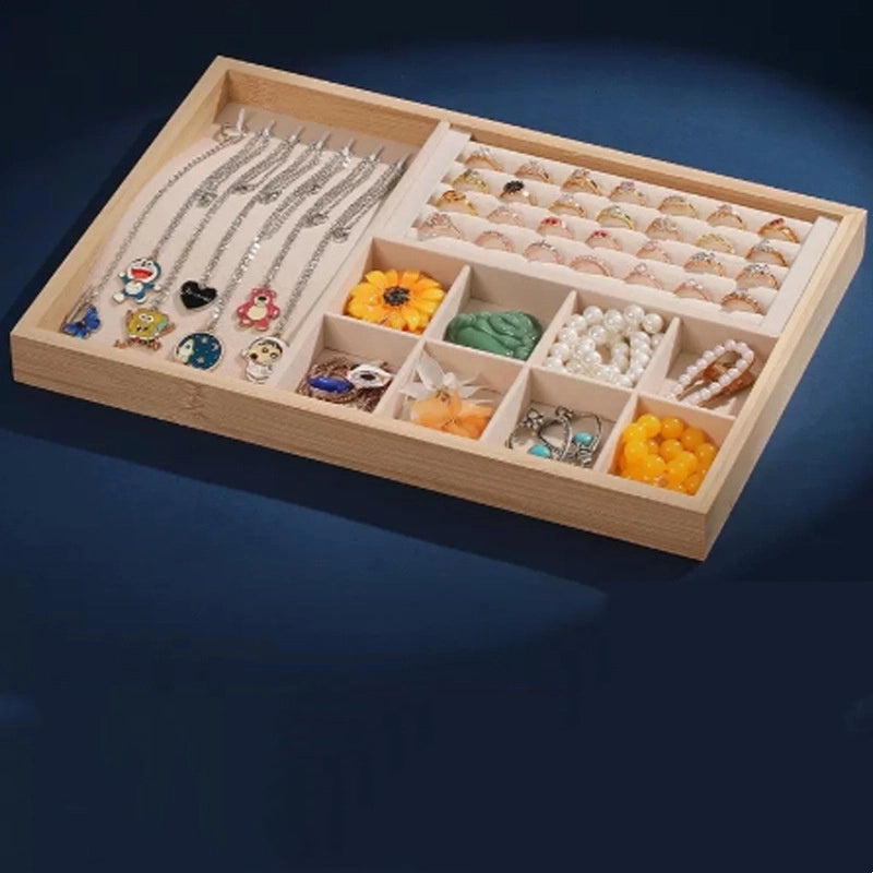 1 Piece Wood Sweet Holiday Banquet Selfie Solid Color Jewelry Boxes