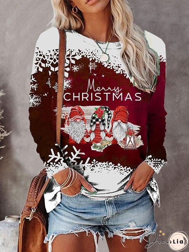 Ugly Christmas Shirt Women's Reindeer