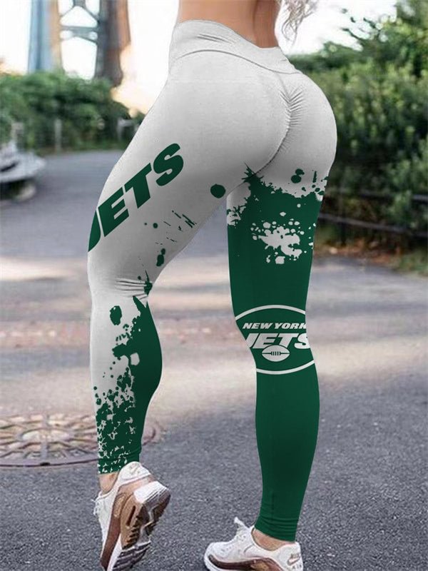 New York Jets Leggings Small-XXL (0-14) Football Womens Game Gear NY Green