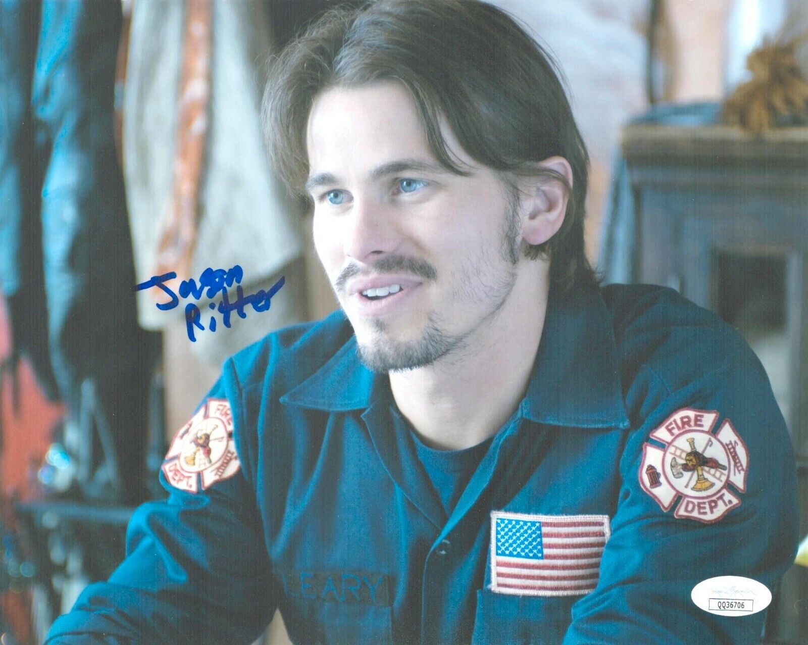 JASON RITTER Signed 8x10 THE PERFECT FAMILY Photo Poster painting Autograph JSA COA Cert