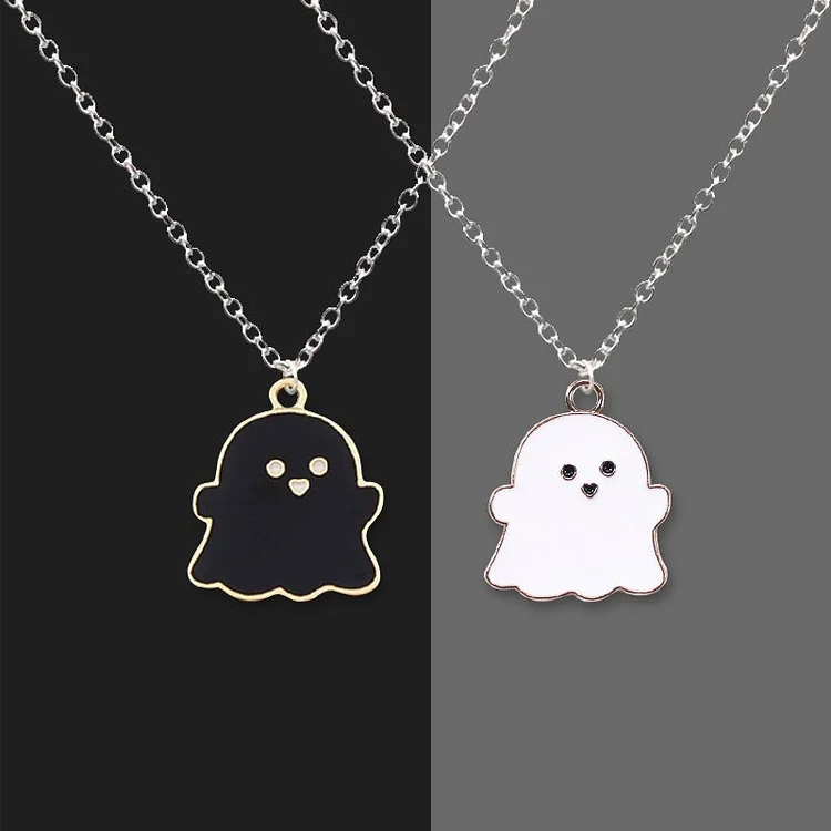 For Friend - I Hope We Are Friends Until We Die Ghost Necklace