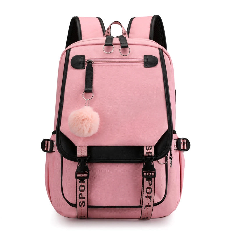 Solid Color Holiday School School Backpack