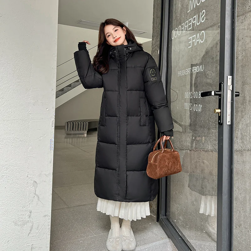 Toloer Loose Medium And Long Bread Clothes Down Cotton-Padded Clothes Female Winter Hot Style 2024 New Thickened Cotton-Padded Jacket Jacket-Outfit Ideas