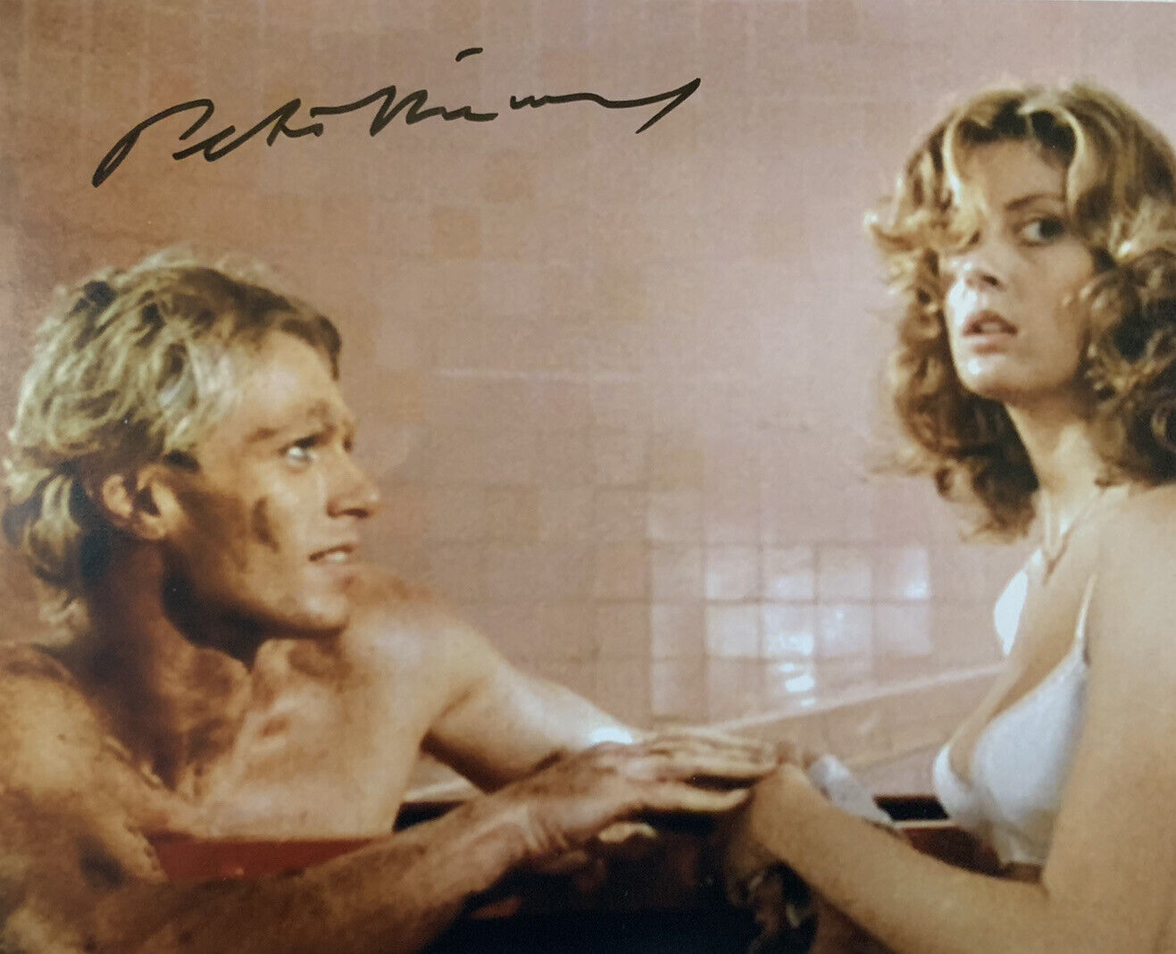 PETER HINWOOD HAND SIGNED 8x10 Photo Poster painting ROCKY HORROR PICTURE SHOW ACTOR AUTOGRAPH