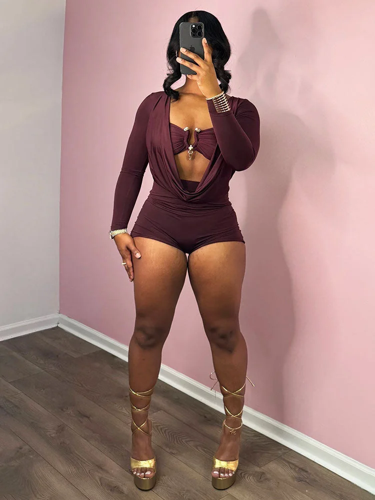Plunge Romper
